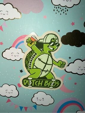 DUTCH BROS TURTLE 🐢 STICKER 2026